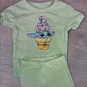 Kids Green Pajama Set
